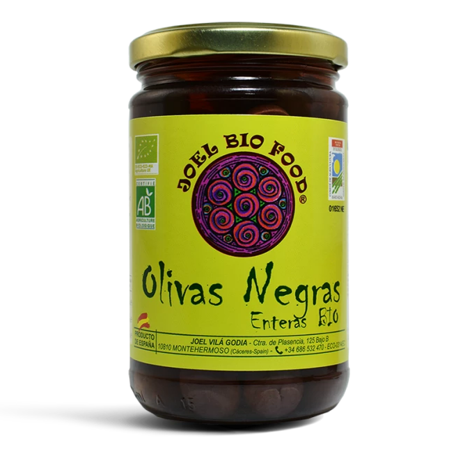Olives noires biologique Joel Bio food