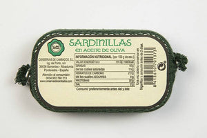 Petites sardines "Sardinillas" à l'huile 16/22 pièces
