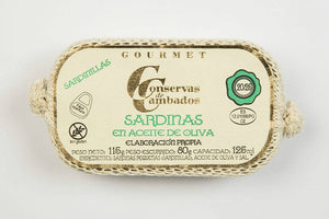 Petites sardines "Sardinillas" à l'huile 20/25 pièces